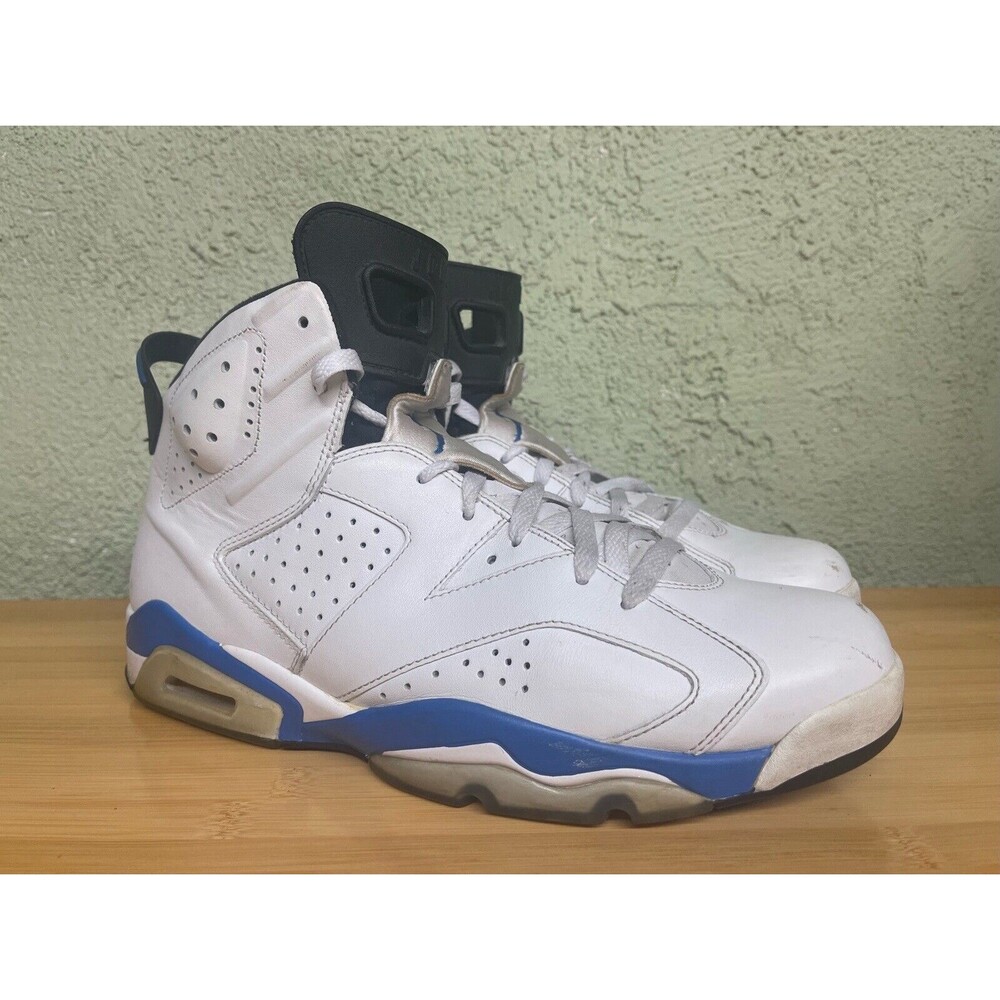Nike Air Jordan 6 Retro Sport Blue 2014 Men's Size 12 384644-107 Basketbal